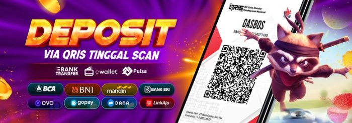 Slot Deposit Qris 10 Ribu dan Minimal Bettingan 100 Perak Dengan Mudah Memperoleh Jackpot!